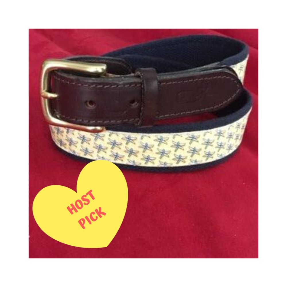 VV belt leather & yellow. Size 32 EUC!